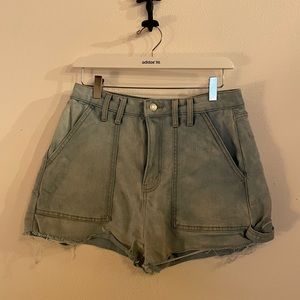 Cutie little jean shorts from target.